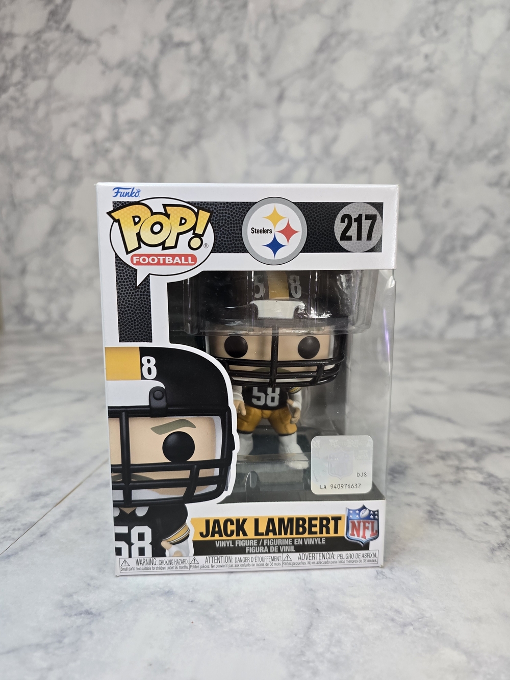 Funko Pop NFL Steelers Jack Lambert #217 Vinyl Figure